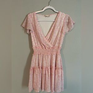 altered state pink sunflower sun dress